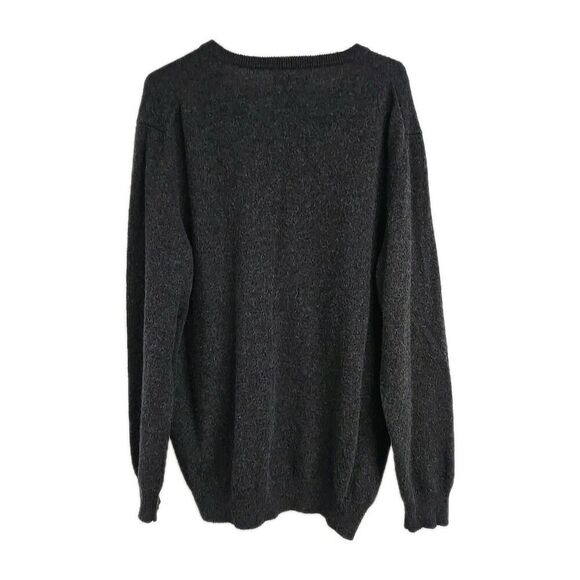 Club Room Luxury 100% Cashmere Crewneck Sweater Gray Men's Size XXL - Picture 3 of 8